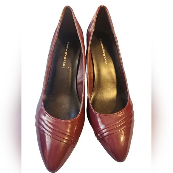 Laundry List Shoes Heels Burgundy Women's Size 7 - Picture 2 of 12